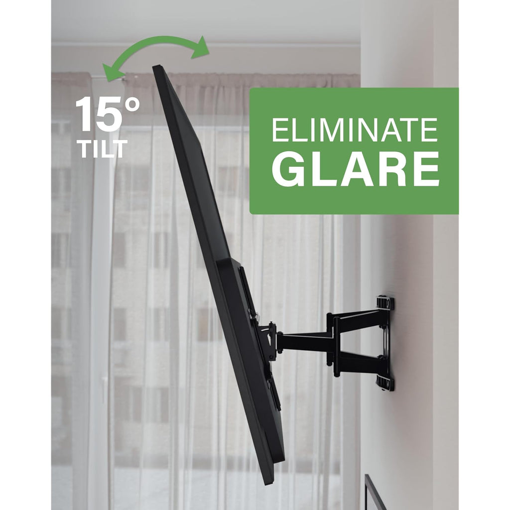 Sanus Premium Full Motion Tv Mount For 42"-90" Tvs - Sturdy & Smooth Extension, Swivel And Tilt For Big Tvs - Universal Design Fits Samsung, Lg, Vizio, Tcl & More - Easy Installation -Olf22