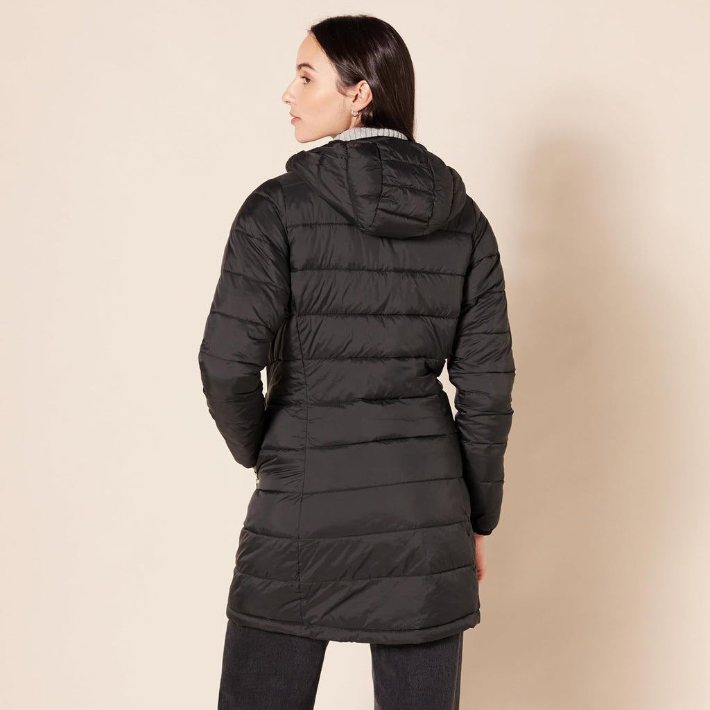 Amazon Essentials Womens Lightweight Water-Resistant Packable Hooded Puffer Coat (Available In Plus Size)