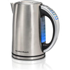 Hamilton Beach 1.7 Liter Temperature Control Electric Kettle, Water Boiler & Heater, Fast Boiling 1500 Watts, BPA Free, Cordless, Auto-Shutoff and Boil-Dry Protection, Stainless Steel (41020R)