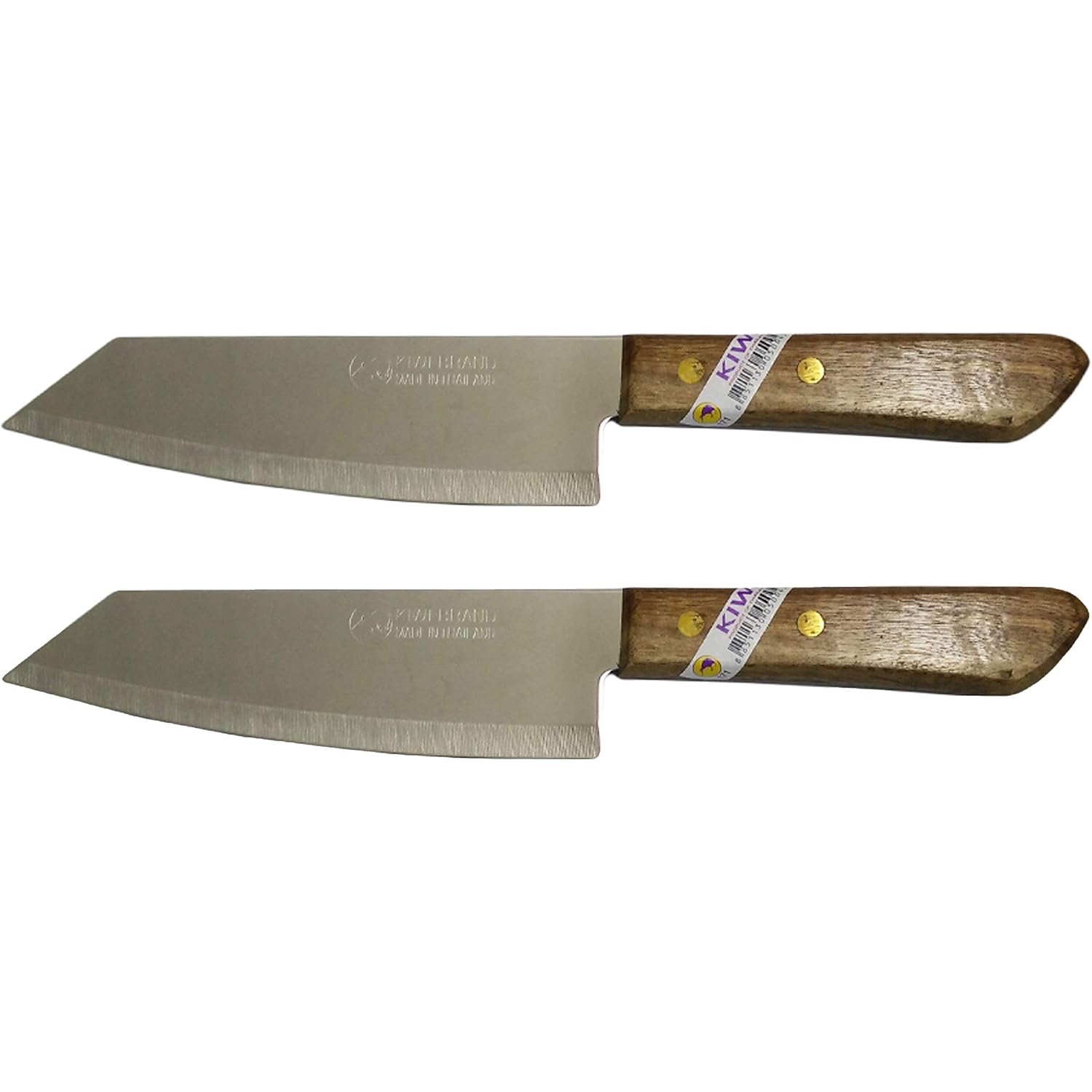 Set Of 2 Kiwi Brand Deba Style Flexible Stainless Steel Knives # 171.