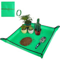 Hnxtyaob Repotting Mat For Indoor Plant Transplanting And Mess Control 27"X 27" Thickened Waterproof Potting Tray Foldable Succulent Potting Mat Portable Gardening Mat Garden Gifts For Women & Men