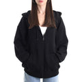Oversized Women'S Zip Up Hoodie Lightweight Soft Baggy Drop Shoulder Sweatshirt Jacket