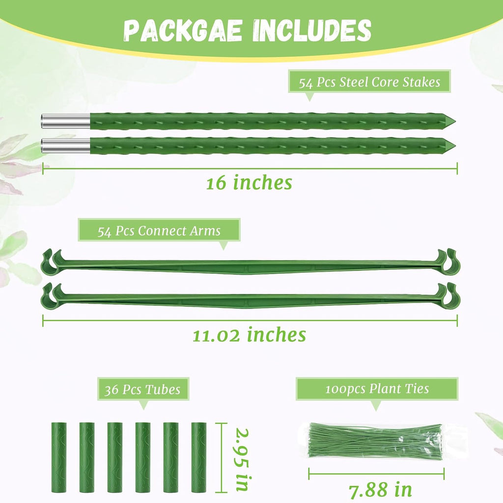 6-Pack Tomato Cage For Garden Plant Support- Up To 48Inch Garden Stakes Tomato Cage, Tomato Trellis For Potted Plants, Tomato Cages Plant Stakes For Climbing Vegetables Plants Flowers