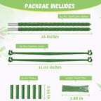 6-Pack Tomato Cage For Garden Plant Support- Up To 48Inch Garden Stakes Tomato Cage, Tomato Trellis For Potted Plants, Tomato Cages Plant Stakes For Climbing Vegetables Plants Flowers