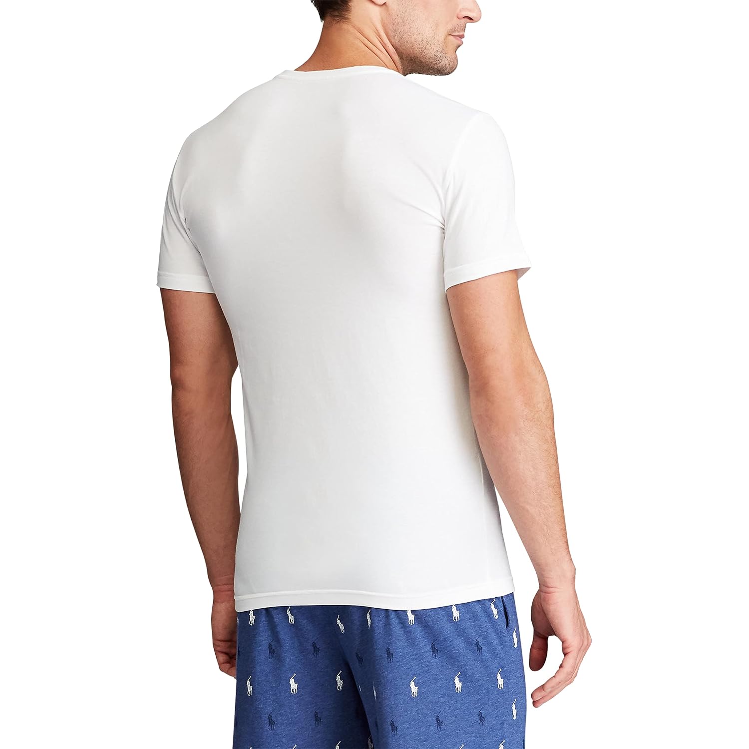 Polo Ralph Lauren Mens Slim Fit Stretch Crew Undershirts 3-Pack