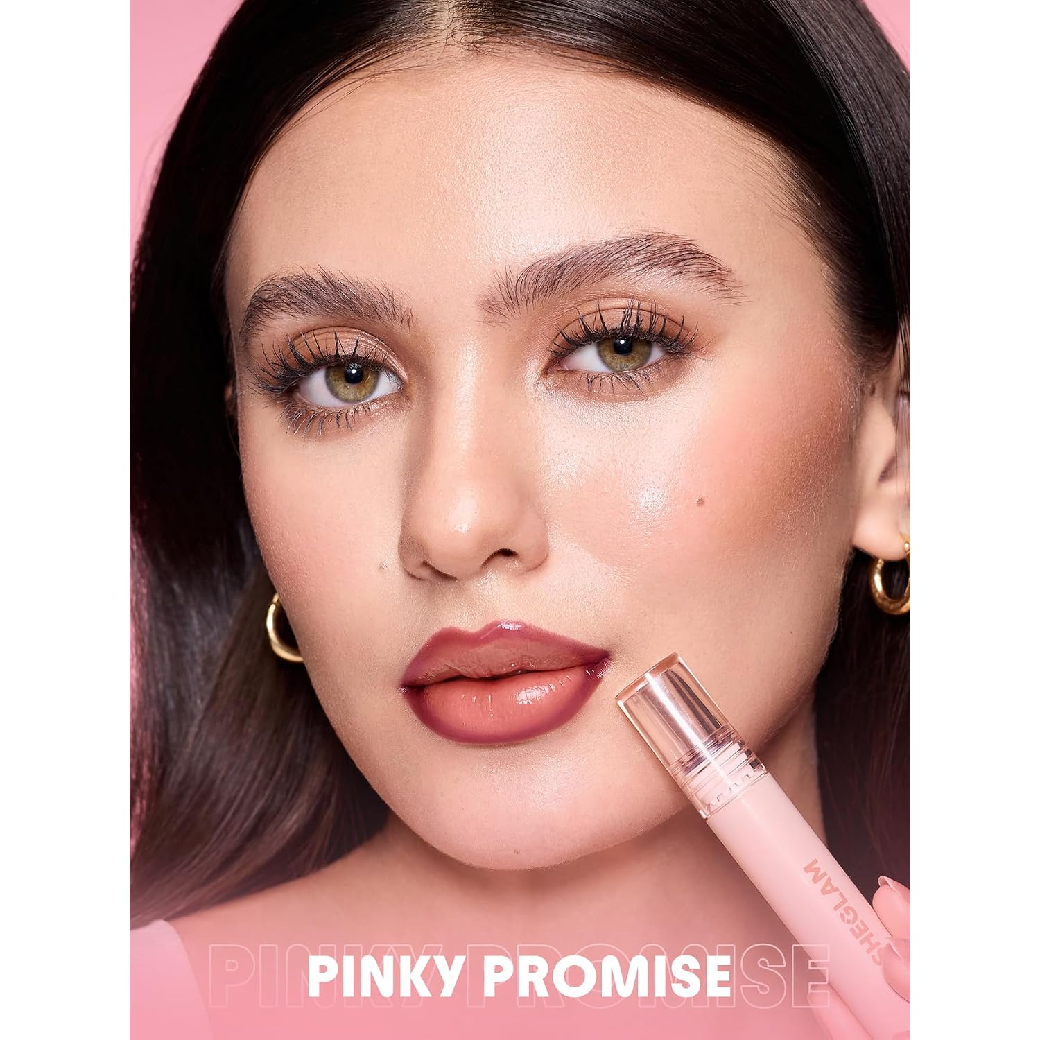 Sheglam Fall In Line Peel Off Lip Liner Stain Long Lasting Transfer-Proof Nude Lip Tint-Pinky Promise