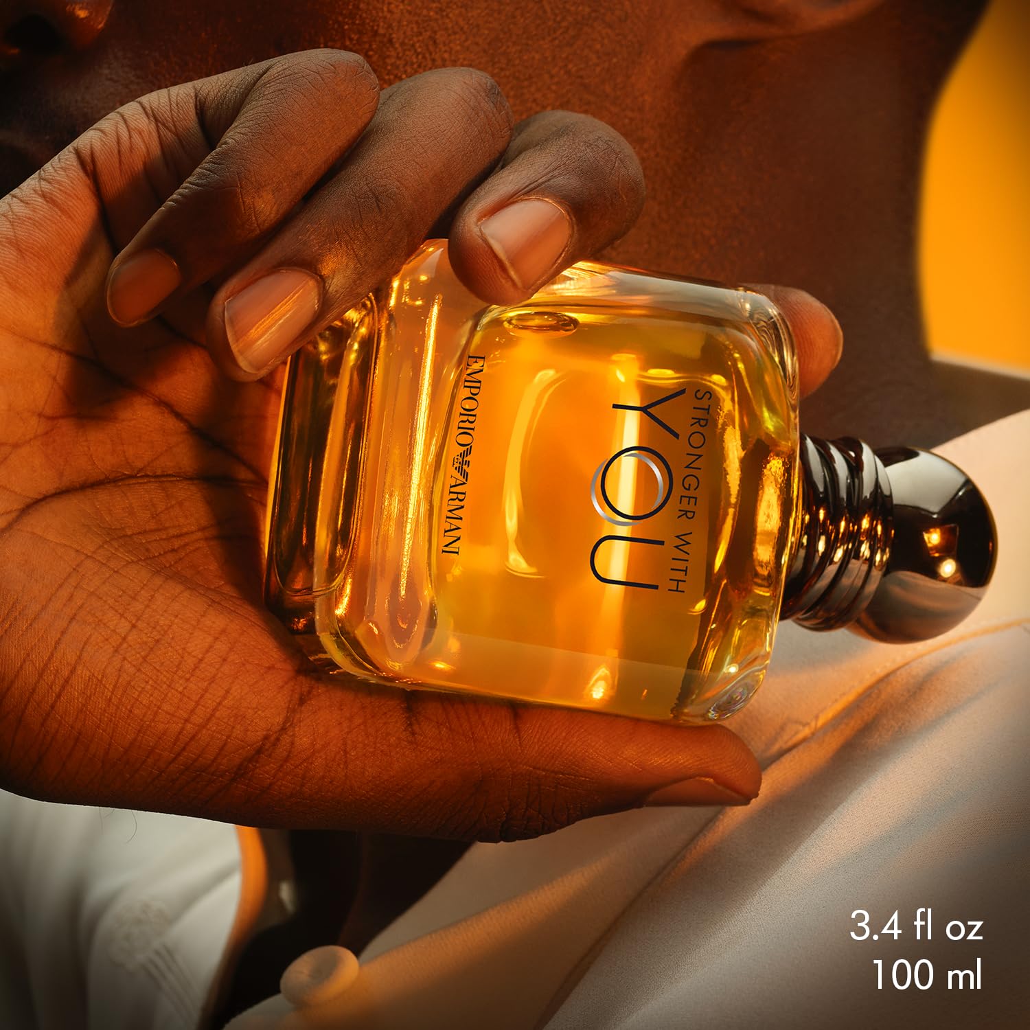 Armani Beauty - Stronger With You - Eau de Toilette - Cologne for Men - Warm Spicy Fragrance - Chestnut, Lavender, Tender Sage, Vanilla Notes
