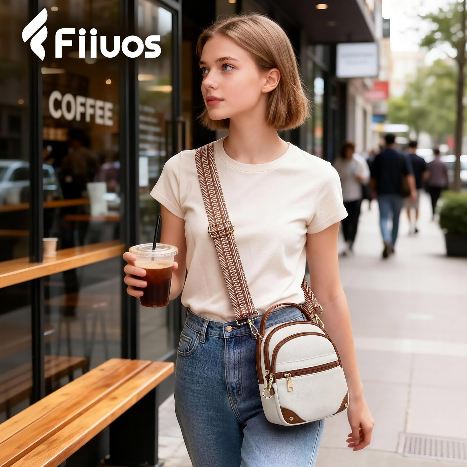 Anti Theft Crossbody Bags For Women Rfid Small Shoulder Bag For Travel, Mini Cross Body Purse With Removable Strap