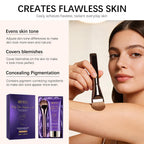Tattoo Cover Up Makeup Waterproof With Brush – Full Coverage Body Concealer For Legs And Scars – Long Wear Leg Makeup For Women For Smooth Natural Finish In Daily Life And Events (Natural Radiance)