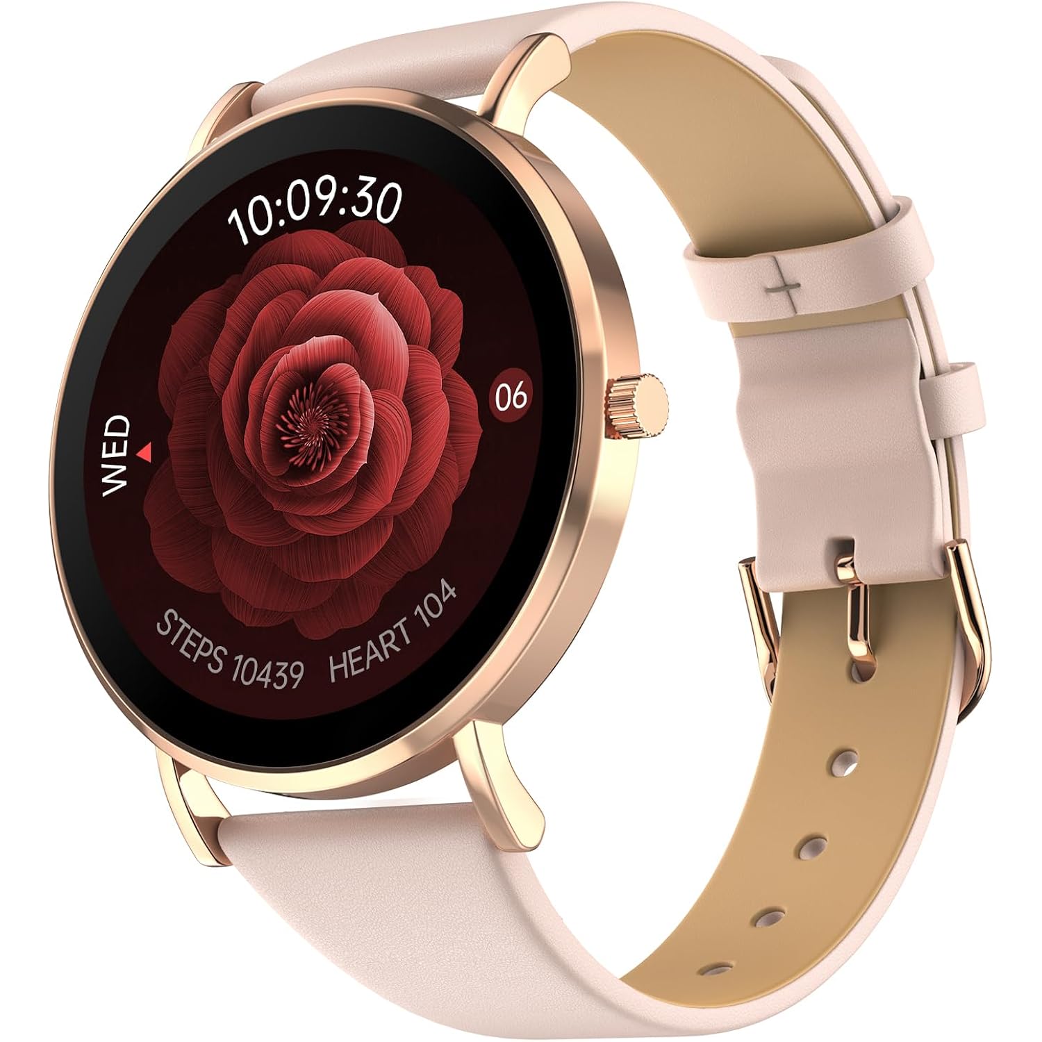 Noise Diva 2 Smartwach for Women with AI Voice Assistant, 7 Day Battery, 100+ Sport Modes, Sleep Tracking, Female Cycle Tracking, AMOLED Display, Water & Dust Resistant, 1 Year Warranty (Rose Pink)