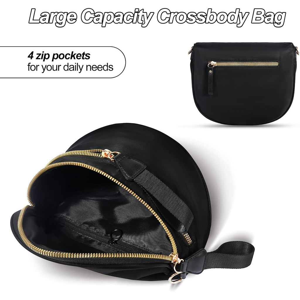 Checkered Crossbody Bag, Bum Bags For Women Crossbody,Spacious Sling Bag Purse Fanny Packs With Shoulder Strap