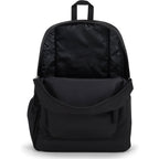Jansport Cross Town Backpack 17" X 12.5" X 6" - Simple Bag For Everyone With 1 Main Compartment, Front Utility Pocket - Premium Class Accessories - Black