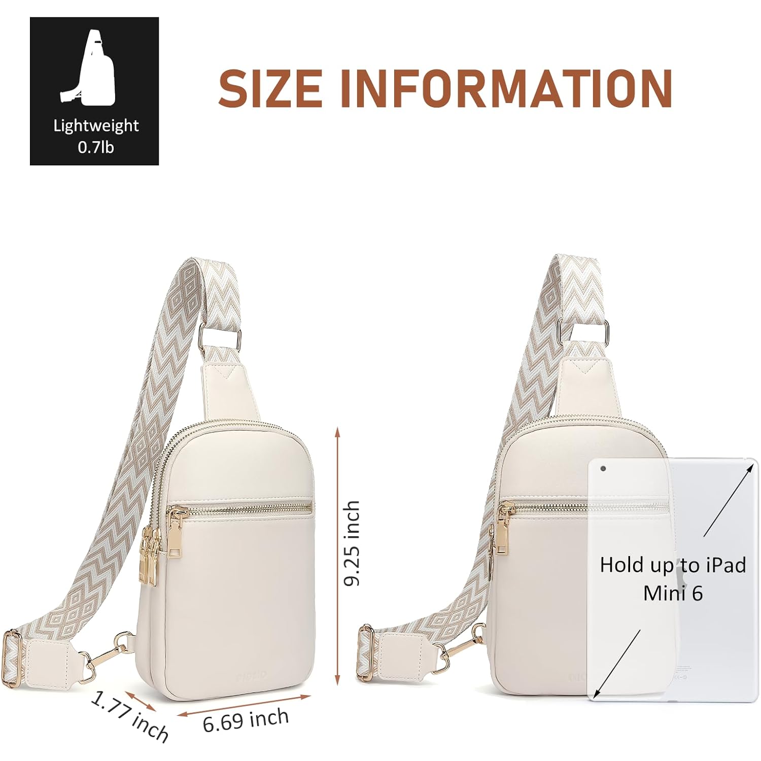 DIOMO Anti Theft Small Sling Bag for Women Cross Body Bag Trendy, RFID Fanny Packs Vegan Leather for Women Travel Belt Purse