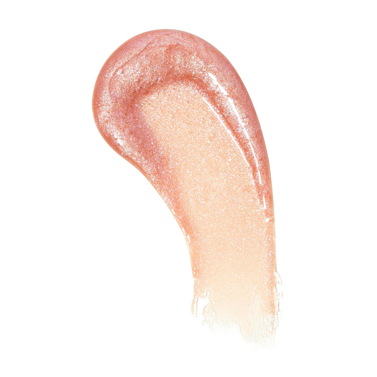 Revolution, Pout Bomb Shimmer Lip Gloss, Buildable Sheer Color, High-Shine with Hyaluronic Acid & Sweet Vanilla Scent, Vegan & Cruelty-Free, Glimmer Nude, 0.15 oz