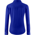Soft Wrinkle-Free Women's Button Down Dress Shirts Solid Long Sleeve Work Blouses Fit Stretch Casual Tops XXS-6XL