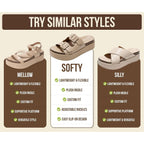 Project Cloud Platform Sandals Women - Plush & Soft Insole Wedge Slides For Women Footwear - Beach Essential Wedge Sandals For Women 2026 (Softy)