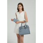 Top Handbags For Women, Adjustable Strap Work Satchel With Wallet