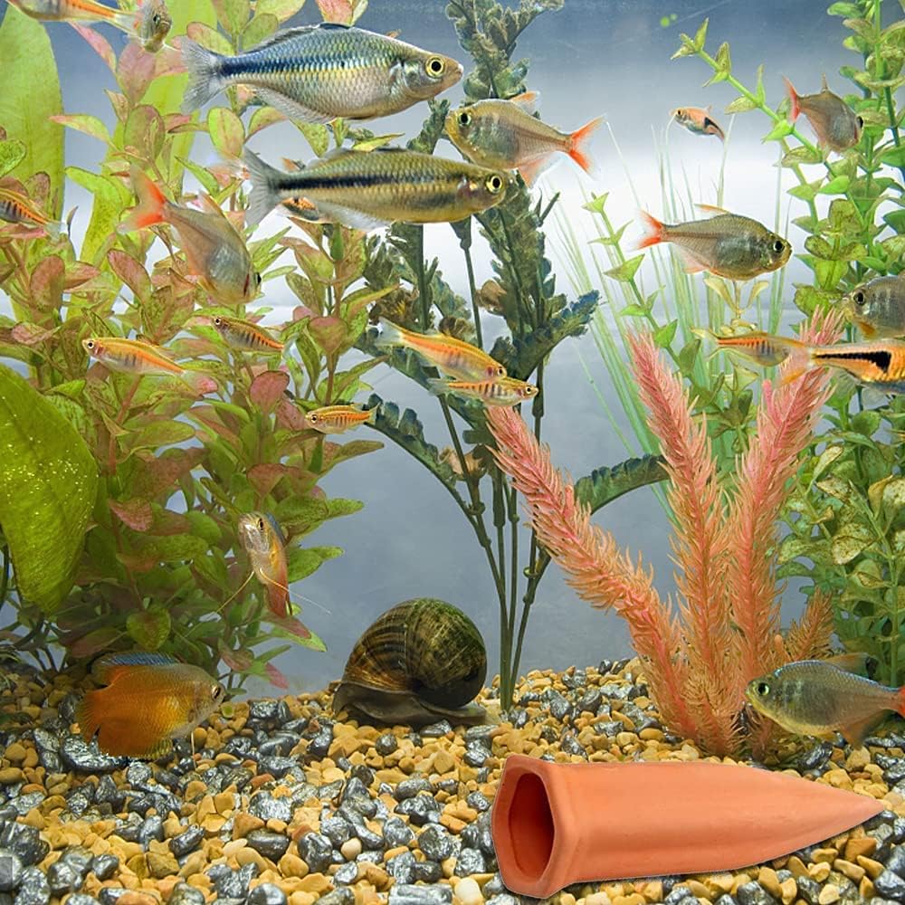 10 Pack Terracotta Watering Spikes, Plant Watering Devices Wine Bottle Automatic Plant Self Watering Spikes For Vacations, Self-Watering Stakes For Indoor Outdoor Plants