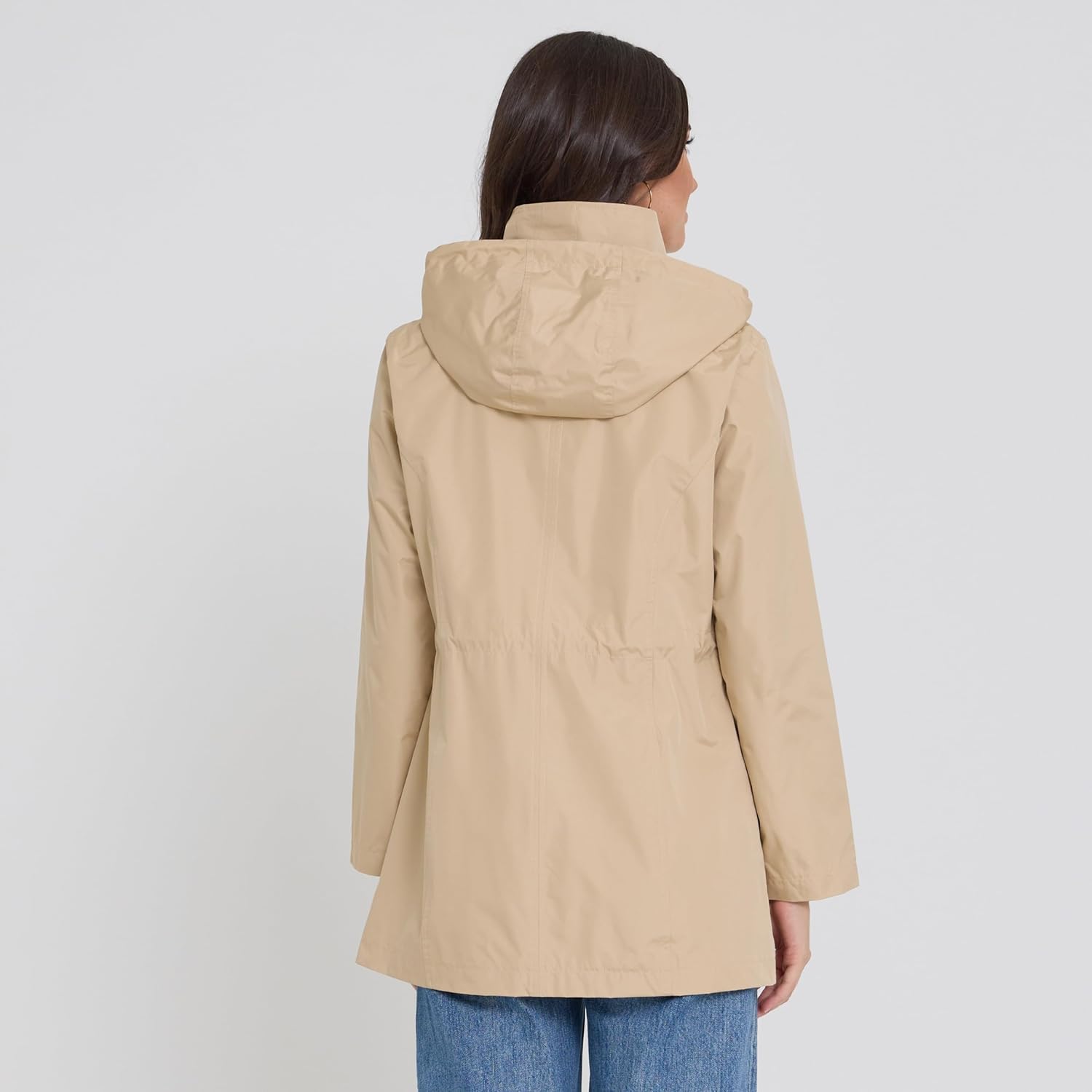 Steve Madden Rain Jacket Women - Waterproof With Hood Anorak Rain Coats For Women Windbreaker Plus Size Xs-3X
