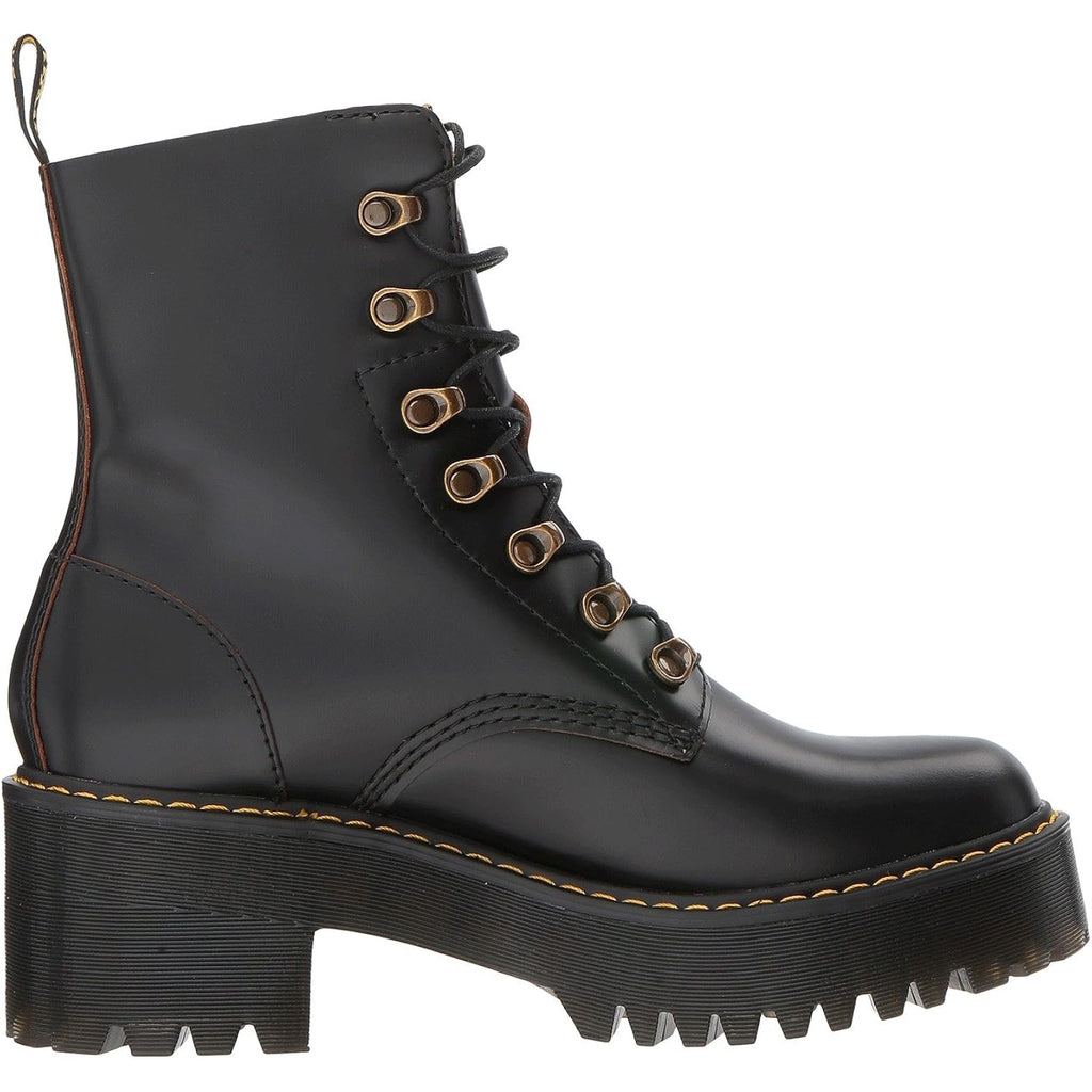 Dr. Martens Women'S Leona Leather Heeled Boot