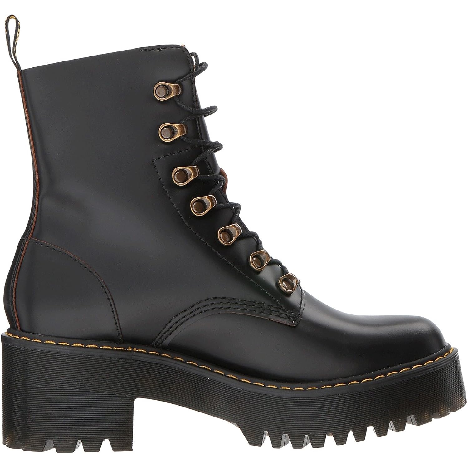 Dr. Martens Women'S Leona Leather Heeled Boot