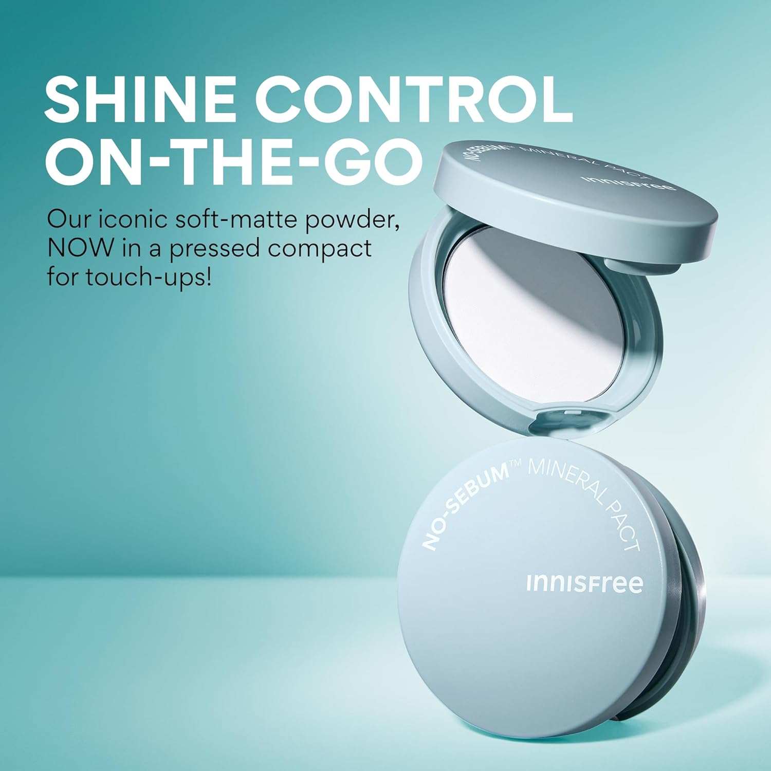 innisfree No Sebum Matte Mineral Powder, Korean Loose Setting Powder for Blurring, Shine Control, Fragrance-Free