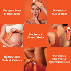 Bio-Oil Skincare Body Oil Serum For Scars And Stretch Marks, Face And Body Moisturizer With Vitamin E & A For Sensitive Dry Skin, Dermatologist Recommended, Non-Comedogenic, 4.2 Oz