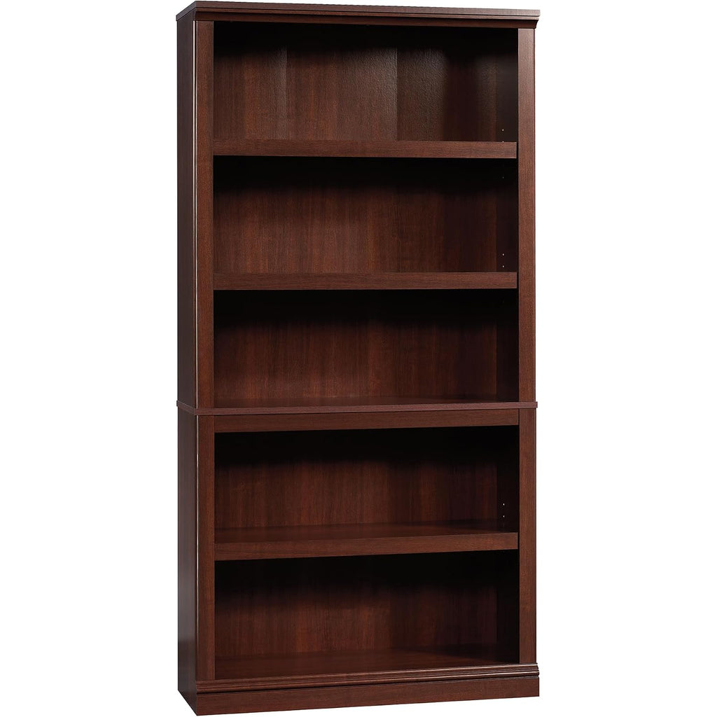 Sauder Miscellaneous Storage 5-Shelf Bookcase/ Book Shelf, Select Cherry Finish