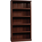 Sauder Miscellaneous Storage 5-Shelf Bookcase/ Book Shelf, Select Cherry Finish