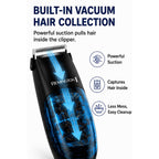 Remington Vacuum Hair Clippers For Men, Mess-Free Haircut & Beard Trimmer Kit With Hair Collection Chamber, Dual Motor Power, 18-Piece Grooming Set
