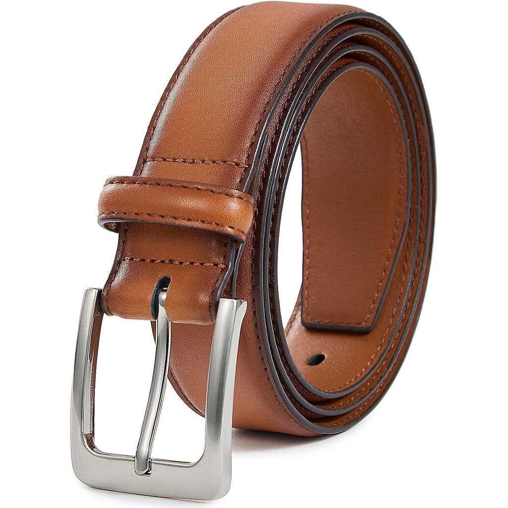 Vatan Men'S Genuine Leather Dress Belts, Handmade Classic Every Day Leather Jeans Belt For Men Work Business Casual