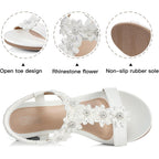 Shibever Wedge Sandals For Women Dressy: Summer Platform Comfortable Low Wedges Womens Sandal