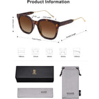 Sojos Classic Square Polarized Sunglasses Womens Mens Retro Trendy Uv400 Sunnies Sj2050