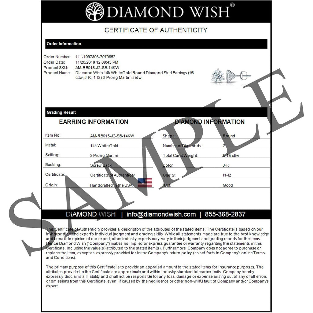 Diamond Wish 14k Gold Teardrop Pear Shape Pave Cluster Diamond Stud Earrings (1/5 to 9/10 cttw, O.White, I2-I3)