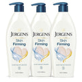 Jergens Skin Firming Body Lotion For Dry To Extra Dry Skin, Skin Tightening Cream With Collagen And Elastin, Dermatologist Tested, Hydralucence Blend Formula, 16.8 Oz, Pack Of 3