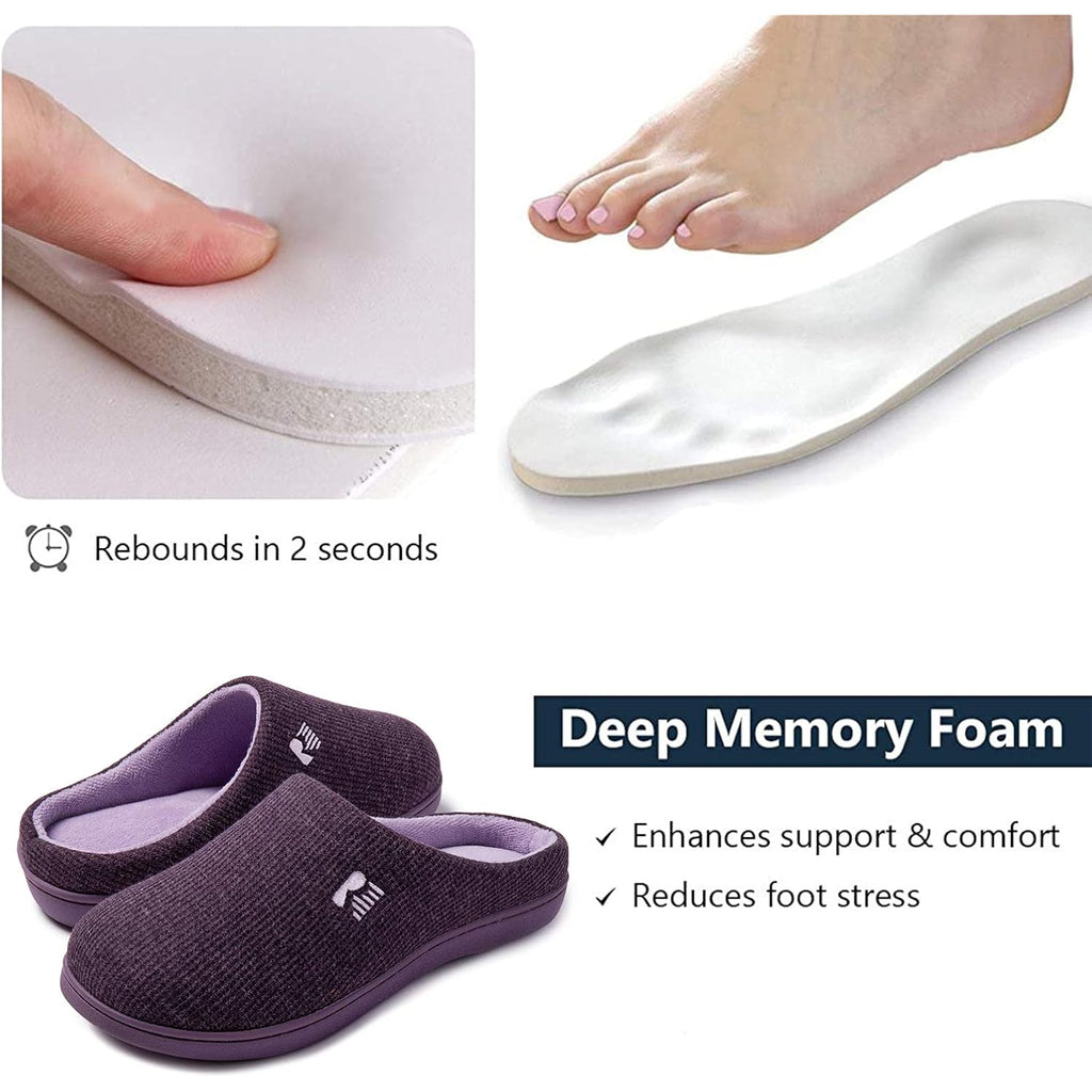 Rockdove Women'S Original Two-Tone Memory Foam Slipper