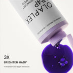 Olaplex Nº.4P Blonde Enhancer Purple Toning Shampoo: Neutralizes Brassiness & Strengthen | Repairs Damages & Hydrates Hair | For Coily, Curly, Straight, And Wavy, 250 Ml / 8.5 Fl. Oz.