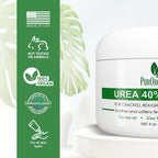 PurOrganica Urea 40% Foot Cream – Dermatologist Tested, Intensive Repair for Dry, Cracked Heels, Corns, Calluses & Rough Feet, Professional Strength Exfoliating & Moisturizing Cream - Made in USA