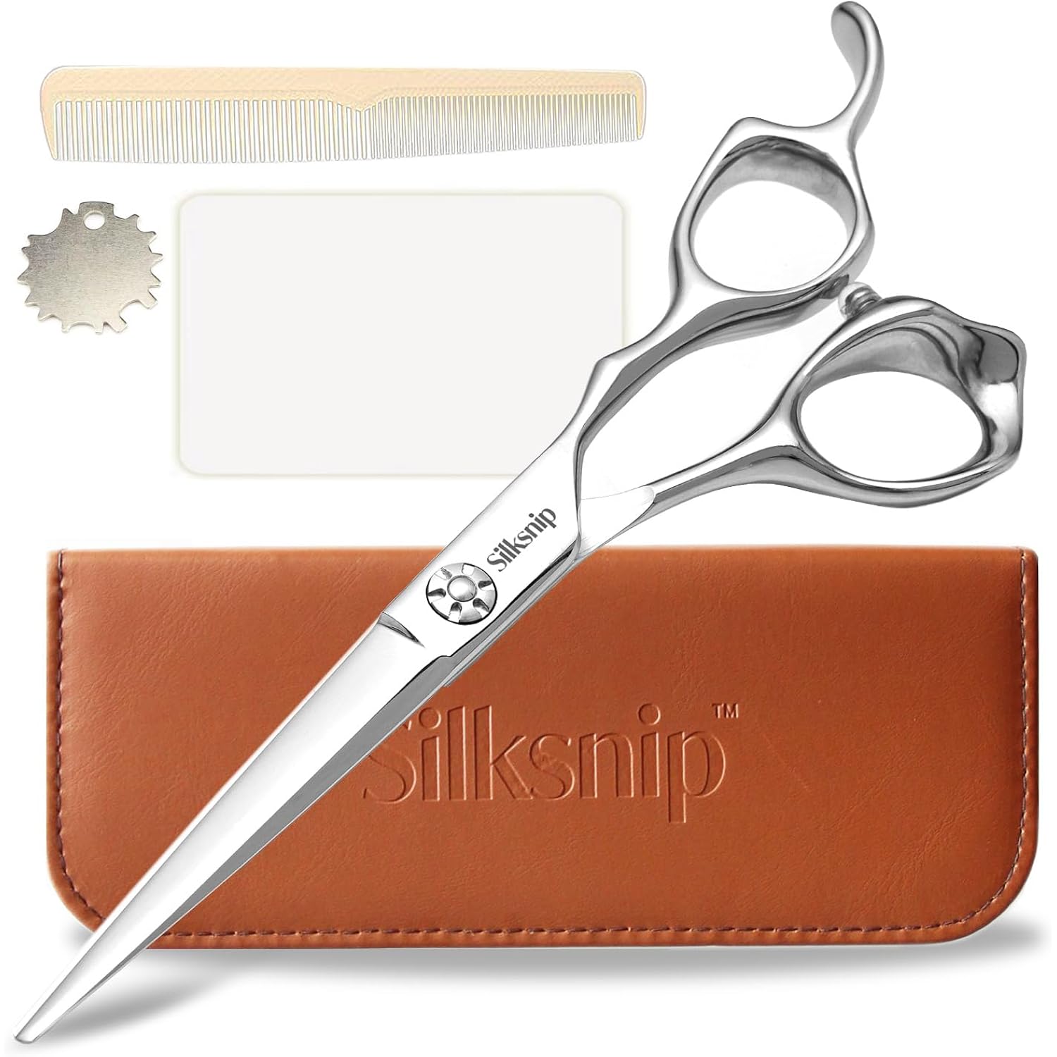 Hair Cutting Scissors Professional Barber Shears, Hairdresser Scissor Made Of Stainless Steel For Hairdressing Salon And Home Use Extremely Very Sharp Ergonomic Design