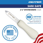Dexter-Russell – 2.75" New Haven Style Oyster Knife - Sani-Safe Series, Carbon Steel, medium, Original version