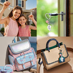 2Pcs Mother Daughter Heart Matching Keyring Keychain from Daughter Set Gifts For Mom Christmas Mothers Day Gifts Mom Birthday Day Christmas Thank You Gifts Mom Keychain Set Mothers Day Keyring With