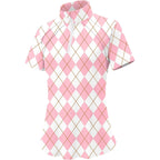 Womens Golf Polo Shirts Summer Short Sleeve 1/4 Zip Tops Moisture Wicking Casual Tennis Activewear with Pockets