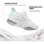 Allswifit Women'S Slip On Walking Shoes Running Comfortable Tennis Breathable Non Slip Athletic Gym Workout Cross Training Fashion Sneakers