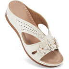 Ecetana Sandals For Women Wedge Shoes: Slip On Dressy Summer Comfortable Slides Sandals 2026 Casual Memory Foam Platform Shoes