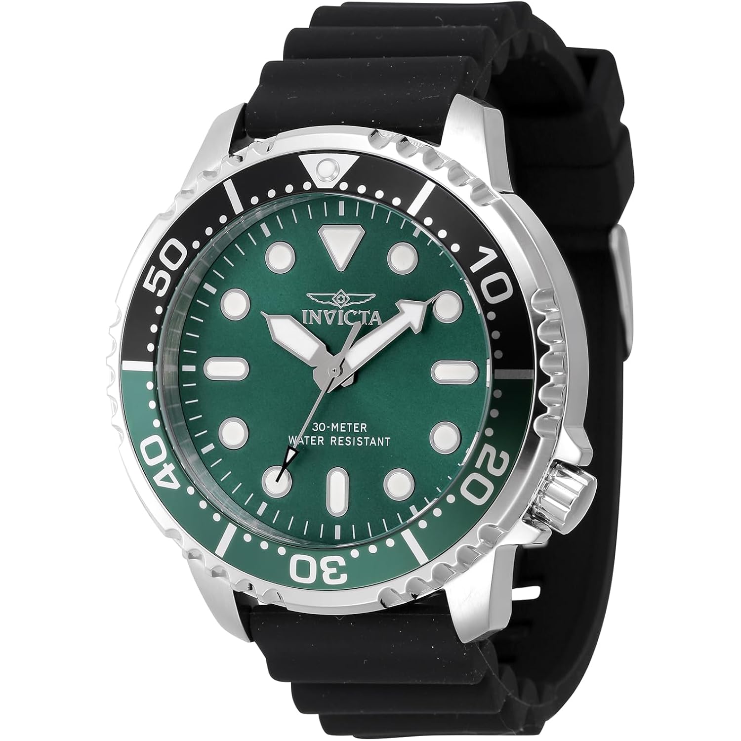 Invicta Pro Diver Men 48Mm Stainless Steel Steel Green Dial Pc21J Quartz