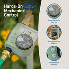 Orbit One Outlet Single-Dial Hose Faucet Timer - Easy Programmable - For Garden Watering System - Lcd Hose Timer With Adjustable Watering Schedule - 62056