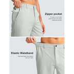 G Gradual Men'S Casual Shorts 7" Lightweight Golf Shorts For Men Stretch With 3 Pockets Quick Dry Breathable Work Shorts