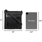 Masintor Crossbody Purses For Women, Multi Pocket Casual Crossbody Bag, Adjustable Strap Shoulder Bag With Tassel