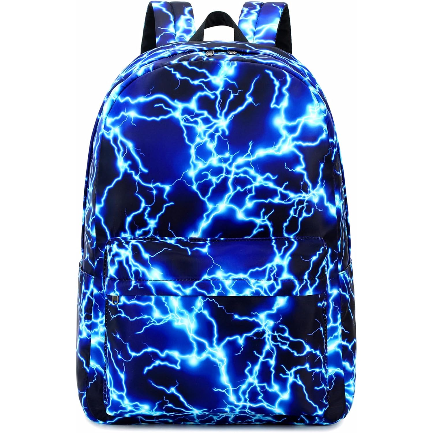 Mezhsa Boy School Backpack Elementary Middle Lightning Bookbag Laptop Teenager Waterproof Lightweight 17 Inches (1-Blue)