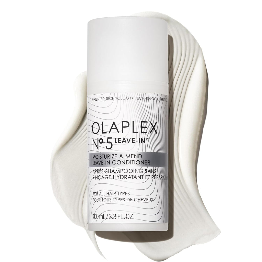 Olaplex Nº.5 Leave-In Conditioner: Moisturizes & Mends Split Ends | Reduces Breakage & Repairs, Protects Damaged Hair | For Coily, Curly, Straight, And Wavy, Stocking Stuffers, 100 Ml / 3.3 Fl. Oz.